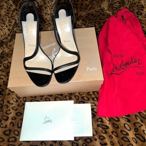 Rosalie Christian Louboutin heels size 38.